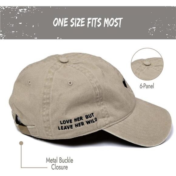 Womens Baseball Hat Embroidered Cotton Adjustable Dad Hat Sun Hat Unisex - Picture 4 of 7